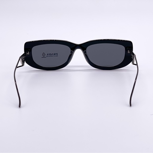 NEW PRADA PR14YS 1AB5S0 BLACK PR 14YS UNISEX SUNGLASSES SPR 14Y EYEWEAR - Picture 7 of 12